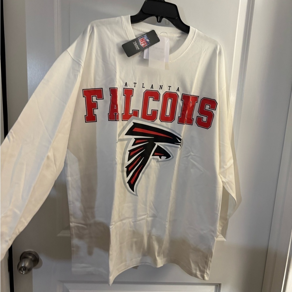 Atlanta Falcons Gameday Couture Oversized Long Sleeve Shirt Sz XL - Picture 6 of 9